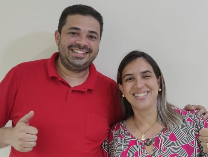 Dra. Rosa e Junior Bola selam união por Porto do Mangue