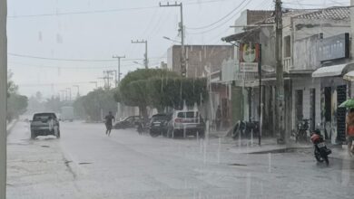 Inmet alerta para chuvas intensas em Grossos, Tibau, Areia branca e mais 135 cidades do RN