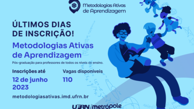 Últimos dias para inscrição na pós em Metodologias Ativas de Aprendizagem do IMD/UFRN