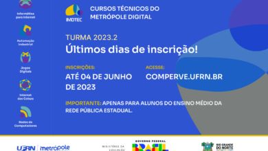 IMD/UFRN oferta 1080 vagas para Curso Técnico em Tecnologia da Informação