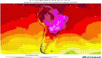 Brasil terá onda de calor excepcional com temperaturas de 40ºc a 45ºc