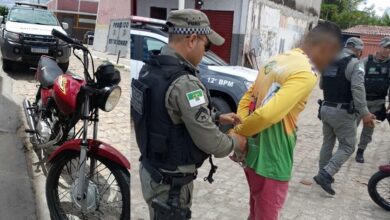 Operação Paz: Mototaxista é preso com moto roubada em Areia Branca