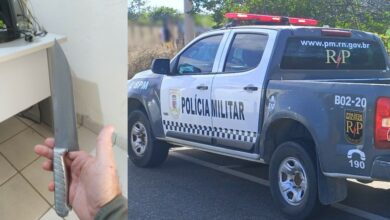 PM de Tibau prende homem em flagrante por tentativa de feminicídio contra companheira