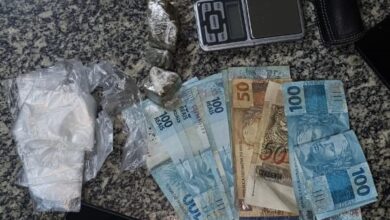 Suspeito é preso com drogas durante abordagem da PM no centro de Areia Branca