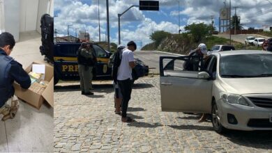 PRF e PM recupera no RN quase R$ 1 milhão furtado de banco em Pernambuco