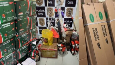 Policia Civl apreende maquinários importados com adesivos falsificados em Tibau
