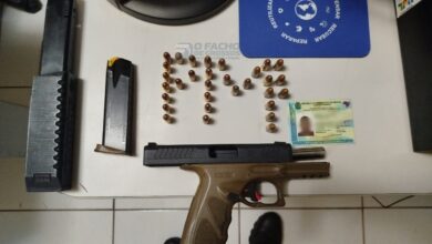 Homem é preso com pistola 9mm e 31 munições durante abordagem na RN-013, em Tibau