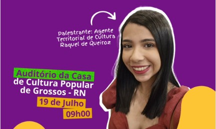 Oficina Gratuita ensina como elaborar projetos culturais em Grossos; inscrições abertas