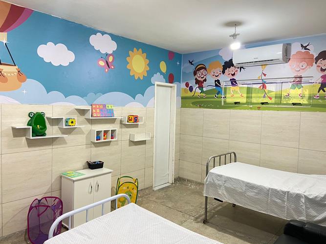 Nova sala de pediatria garante acolhimento e cuidado para crianças no Hospital Flaviana Jacinta
