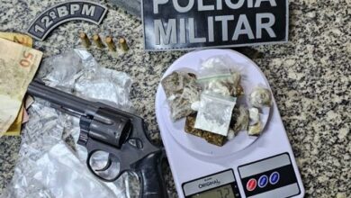 Homem é preso com arma, drogas e dinheiro durante patrulhamento em Areia Branca