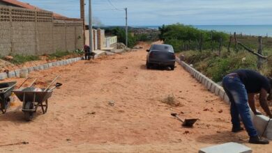 Prefeitura de Tibau realiza Pavimentação nas proximidades do Álibi