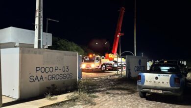 Caern estende prazo no trabalho de melhoria no abastecimento de Grossos, pela complexidade do serviço