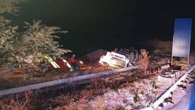 Grave acidente com caminhão deixa duas vítimas fatais e danifica adutora em Triunfo Potiguar